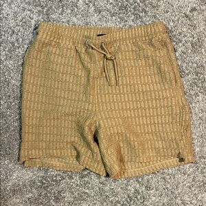 PacSun Textured Brown Shorts